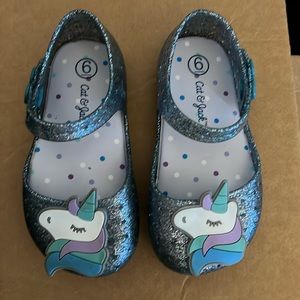 Cat and Jack size 6 ballet flats.